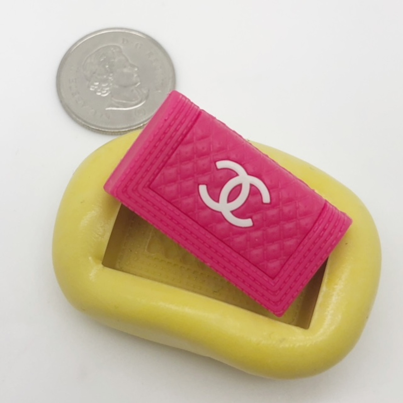 Logo Icons Silicone Mold (Chanel logo and Purse)