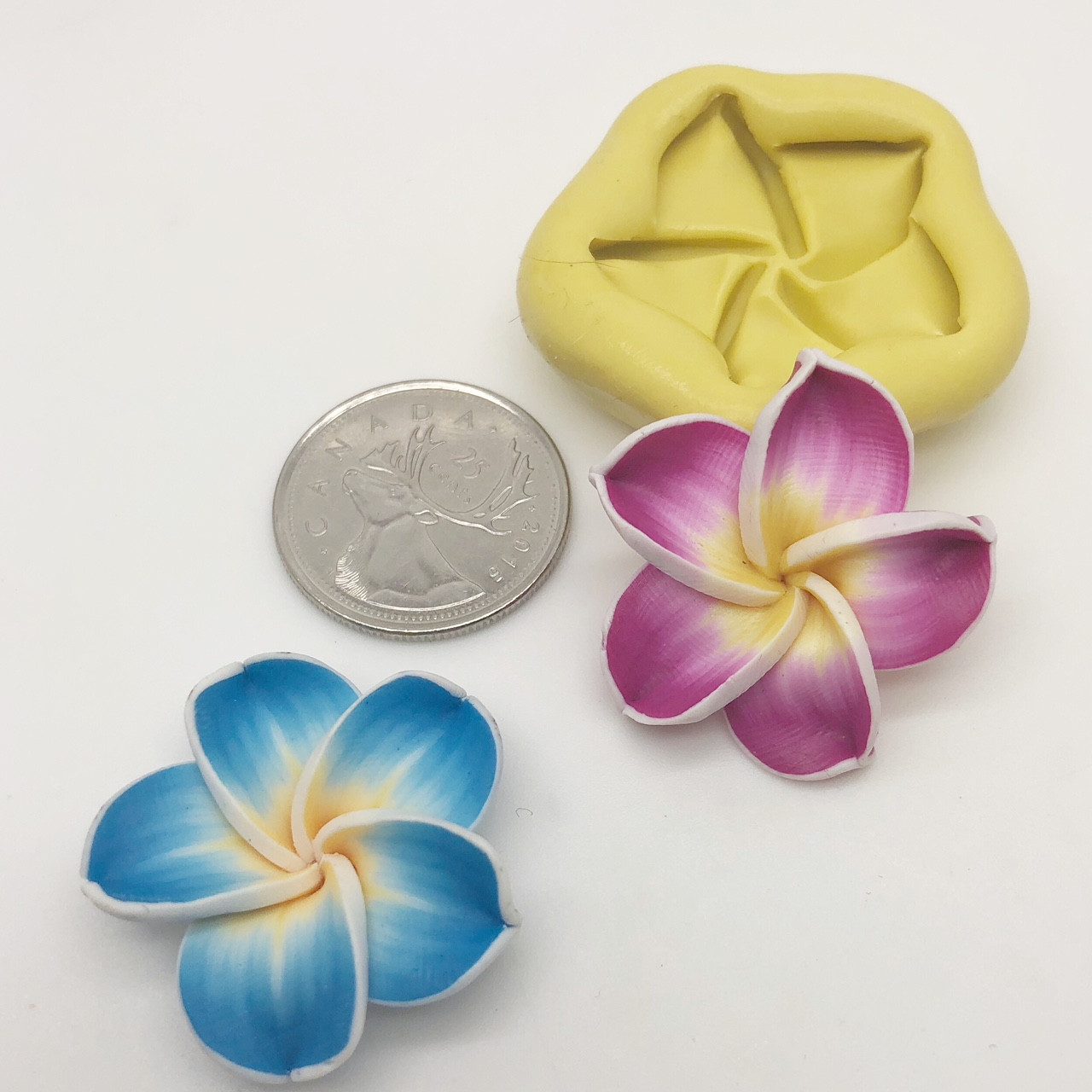 Plumeria flower Mold Silicone - Christines Molds