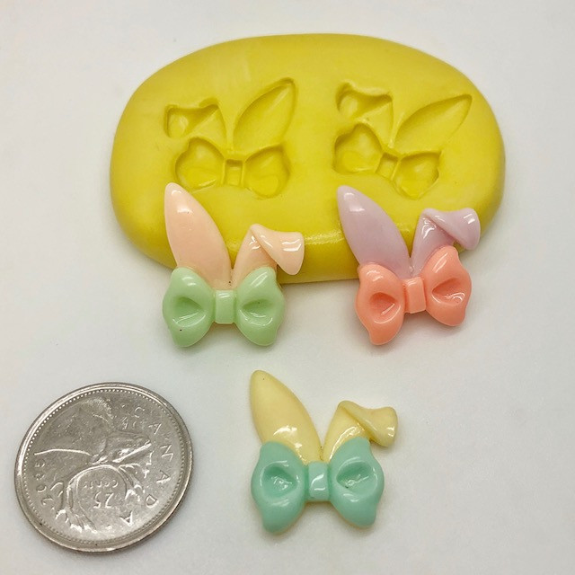Small Easter Bunny Ears Mold Silicone Christines Molds