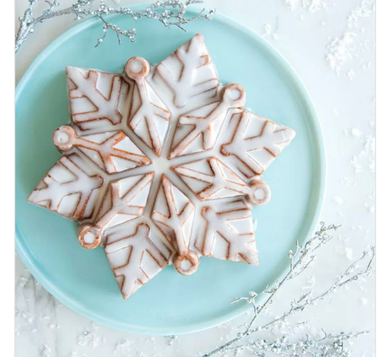 Snowflake Star Silicone Cookie Mold – Artesão Cookie Molds