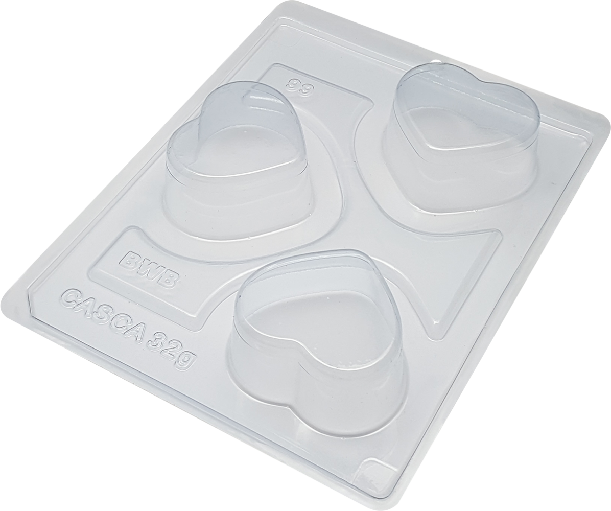 Heart 3 part Mold Christines Molds