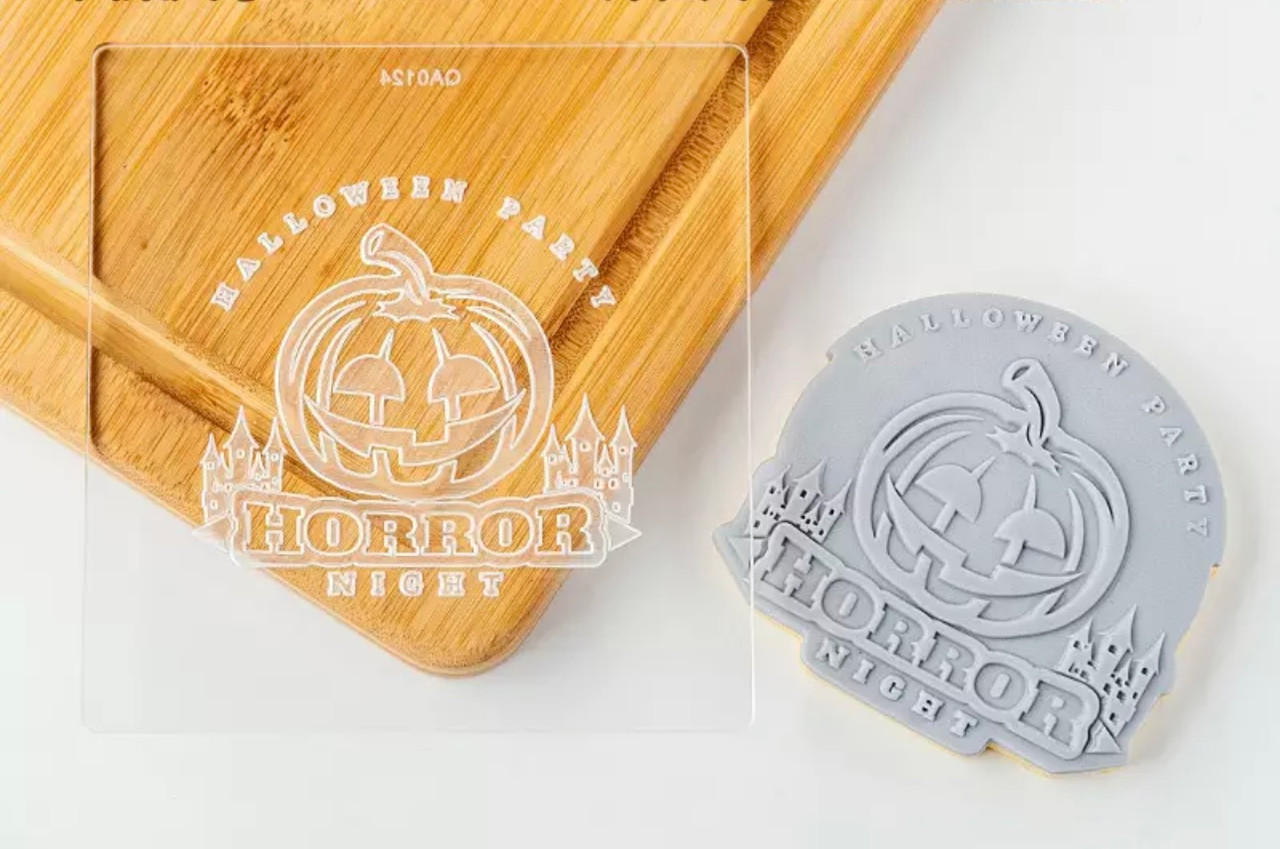 Horror Night Halloween embosser and Cutter set Christines Molds