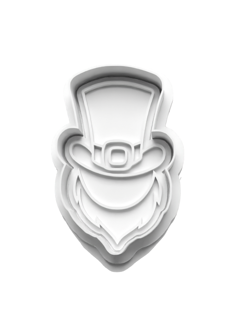 BAKERLOGY Leprechaun Gnome Cookie Cutter – St. Patrick's Day Biscuit Cutter For Baking & Crafts