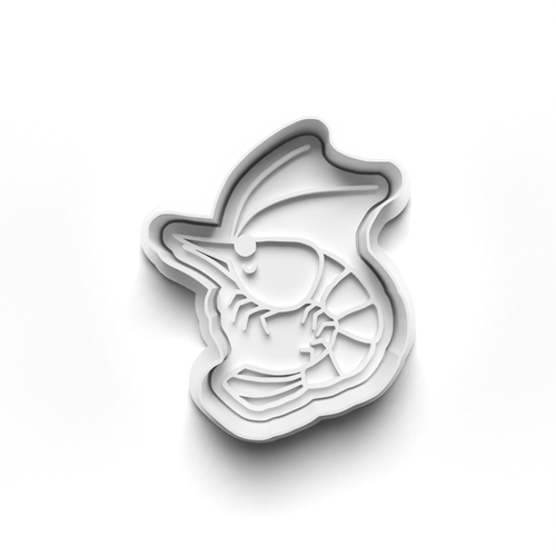 Shrimp  Animal  stamp and cookie cutter  cc484