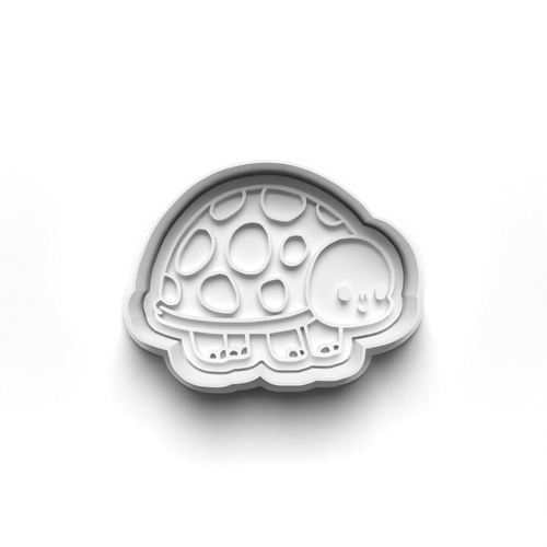 Turtle Animal  stamp and cookie cutter  cc496