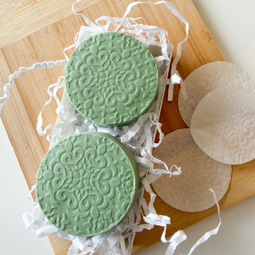 Textured damask Parchment paper - TP118