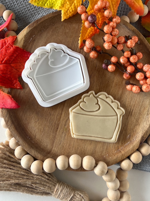 Slice of pie   Fondant stamp and cutter Set 