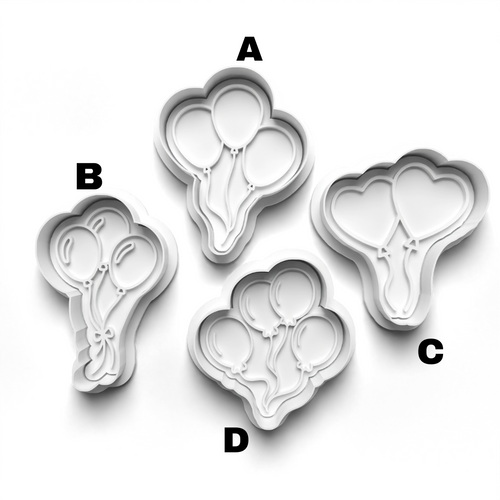 Balloons   stamp and  Cookie cutter Set  0912