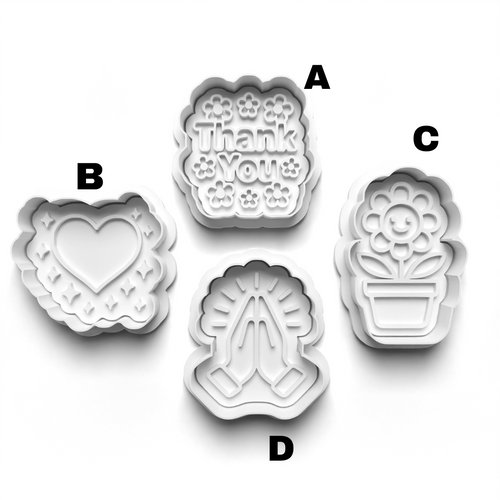 R u OK day?  stamp and  Cookie cutter Set  0916