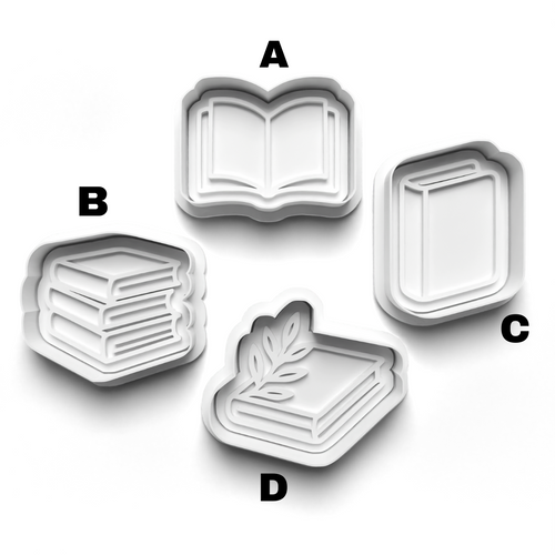 Books Stamp and  Cookie cutter Set  0920