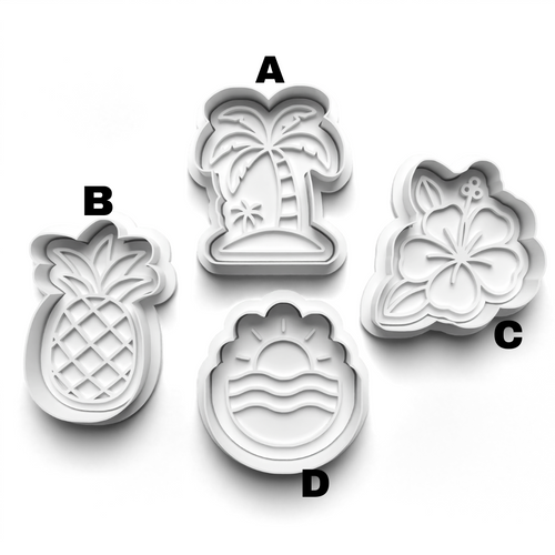 Tropical Vibes Stamp and  Cookie cutter Set  0930