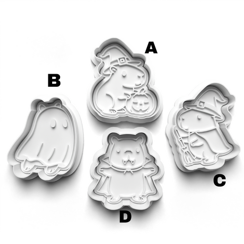 Halloween  Capybara  Stamp and  Cookie cutter Set  0951