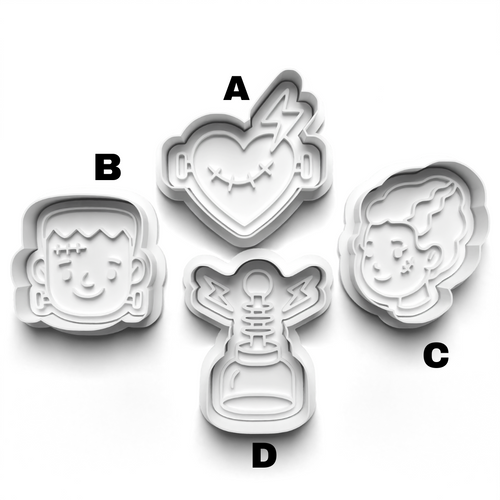 Frankenstein Halloween  Stamp and  Cookie cutter Set  0952