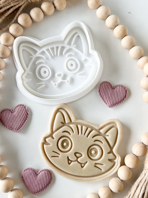Sussie cat K pop demon Hunters Fondant stamp and cutter Set 