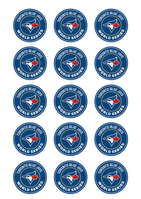 Blue Jays edible image  - em10726