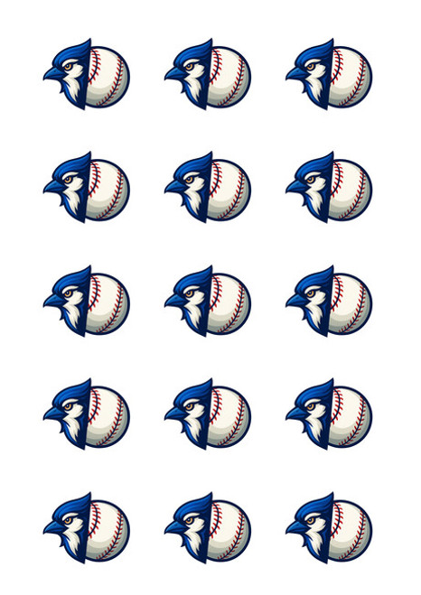  Blue Jays edible image  - em10728