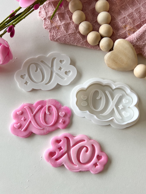 Xo Fondant stamp and cookie cutter set 