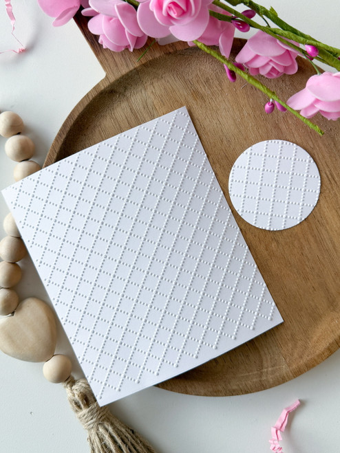 Textured  lattice dots  Parchment paper - TP193