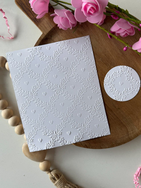 Texture Heart Vine Parchment paper - TP199