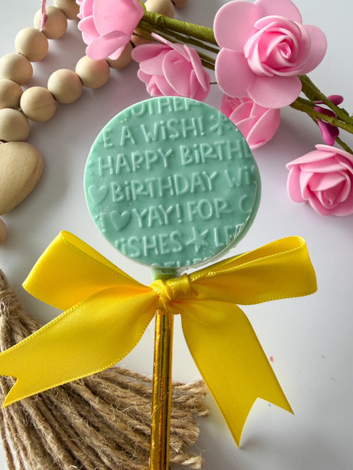   Texture Birthday words   Parchment paper - TP219