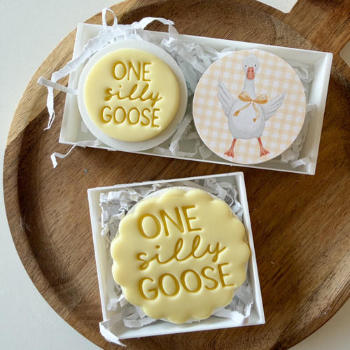 One Silly Goose  Fondant /Cookie Embosser
