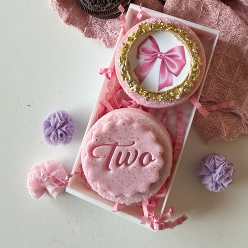  Script Number Two  Fondant /Cookie Embosser