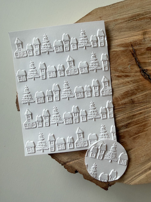 Christmas Village Texture Parchment paper - TP268