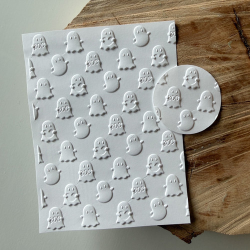 Ghost  Halloween Texture Parchment paper - TP271