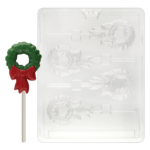 Wreath Lollipop Chocolate Candy Mold