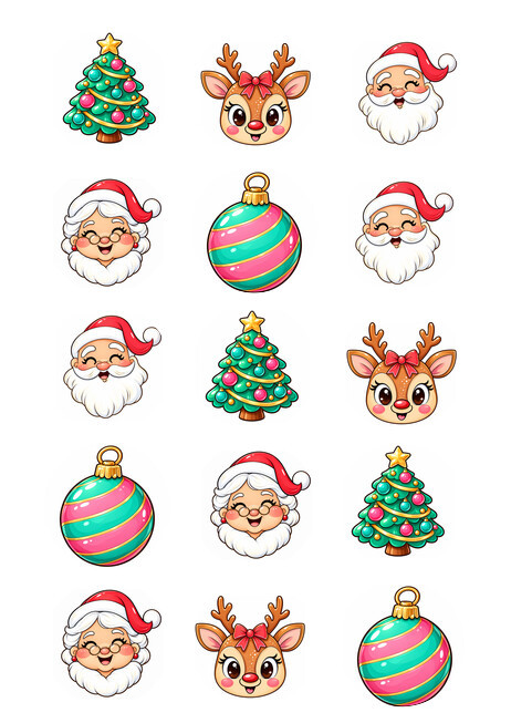 Christmas Image edible image  em1132