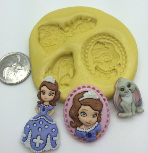 Sofia Princess Set Silicone Mold