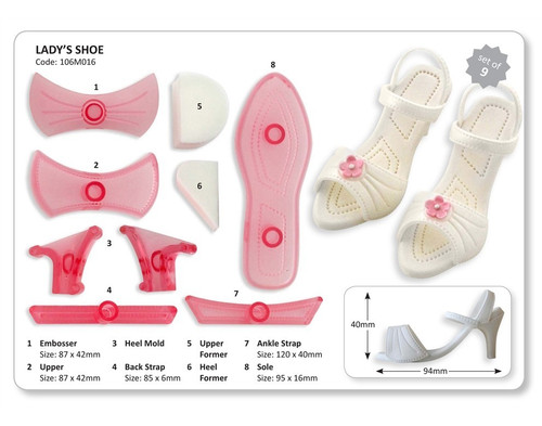 Small Womens High Heel Shoe 9pc Cutter set