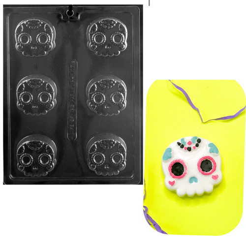 Decorative Skull Cookie