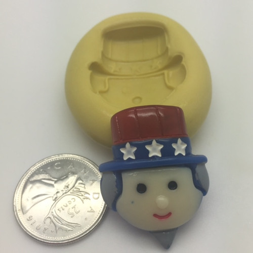 Uncle Sam  Silicone Mold 