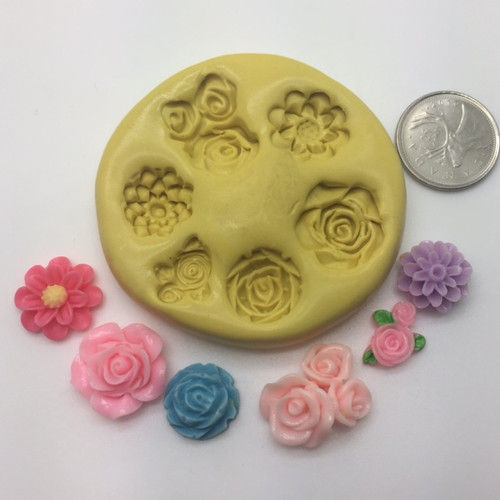 Mixed Flower Silicone Mold  