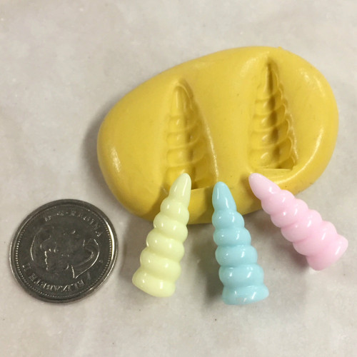 Unicorn Horn XS Silcione Mold 