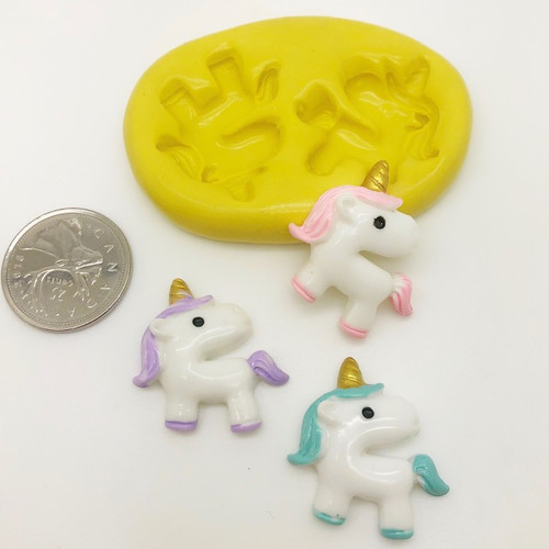 Unicorn Face Silicone Mold (4) Unicorn Face Silicone Mold (4)