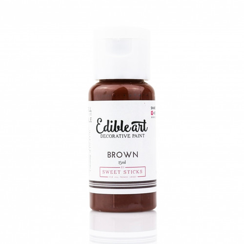 BROWN - Edible Art Decorative Paint 15ml