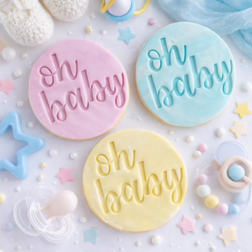 Oh baby Fondnat Fondant /Cookie Embosser