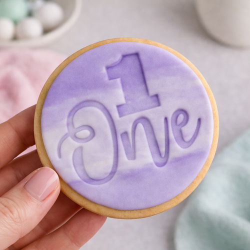  Number 1 one   Fondant /Cookie Embosser