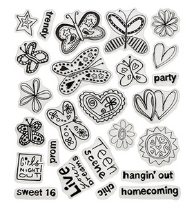 Live Your Dreams -Clear stamps