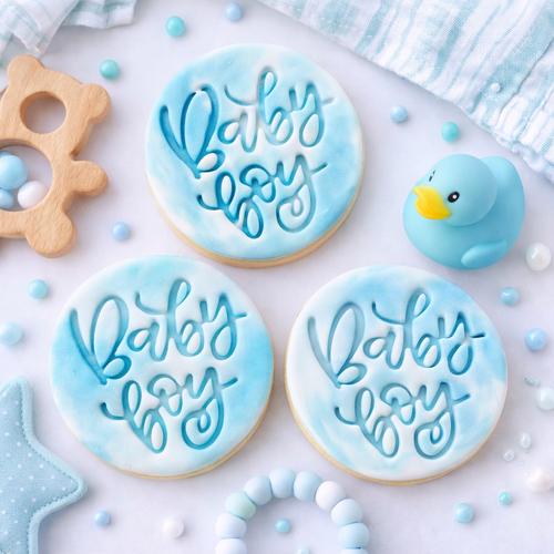 Baby Boy Fondant /Cookie Embosser