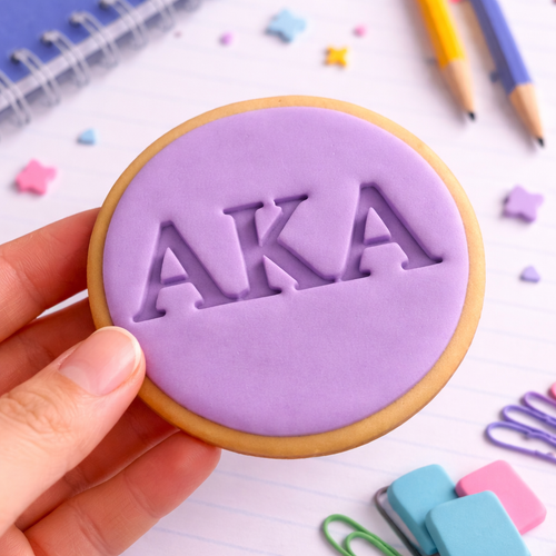 Alpha kappa alpha  Fondant /Cookie Embosser
