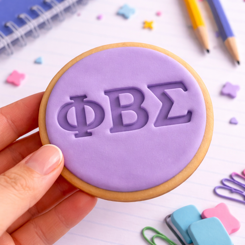 Phi beta sigma Fondant    /Cookie Embosser
