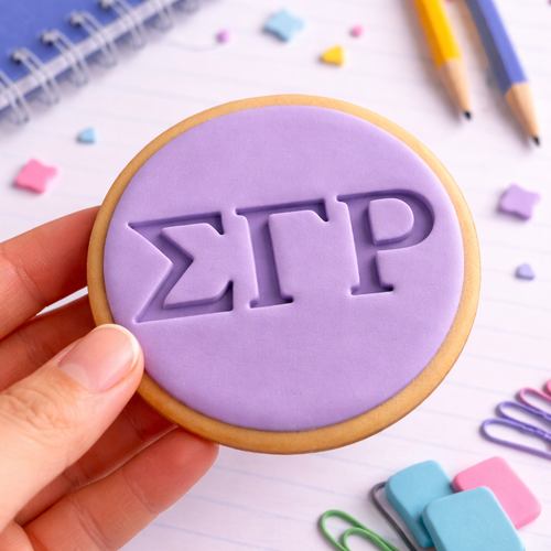 Sigma gamma rho Fondant     /Cookie Embosser