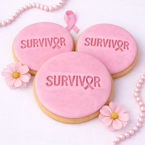 Survivor Awarness  Fondant /Cookie Embosser