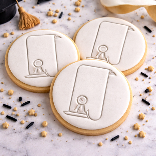 Graduation certificate   Fondant /Cookie Embosser  