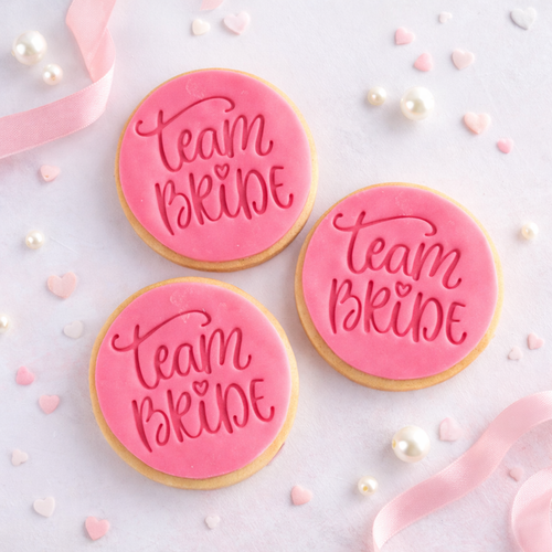 Team Bride  Fondant /Cookie Embosser  