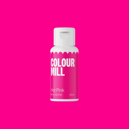 Oil Based Colouring 20ml Hot Pink  -Colourmil