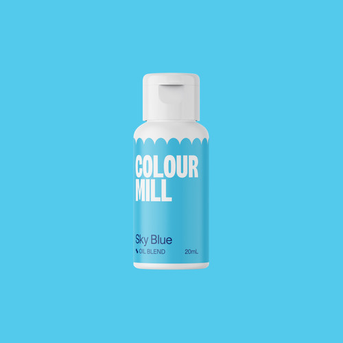 Oil Based Colouring 20ml Sky Blue  -Colourmil